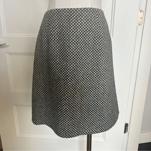 1960’s Vintage ‘Country Set’ black & white patterned mini skirt